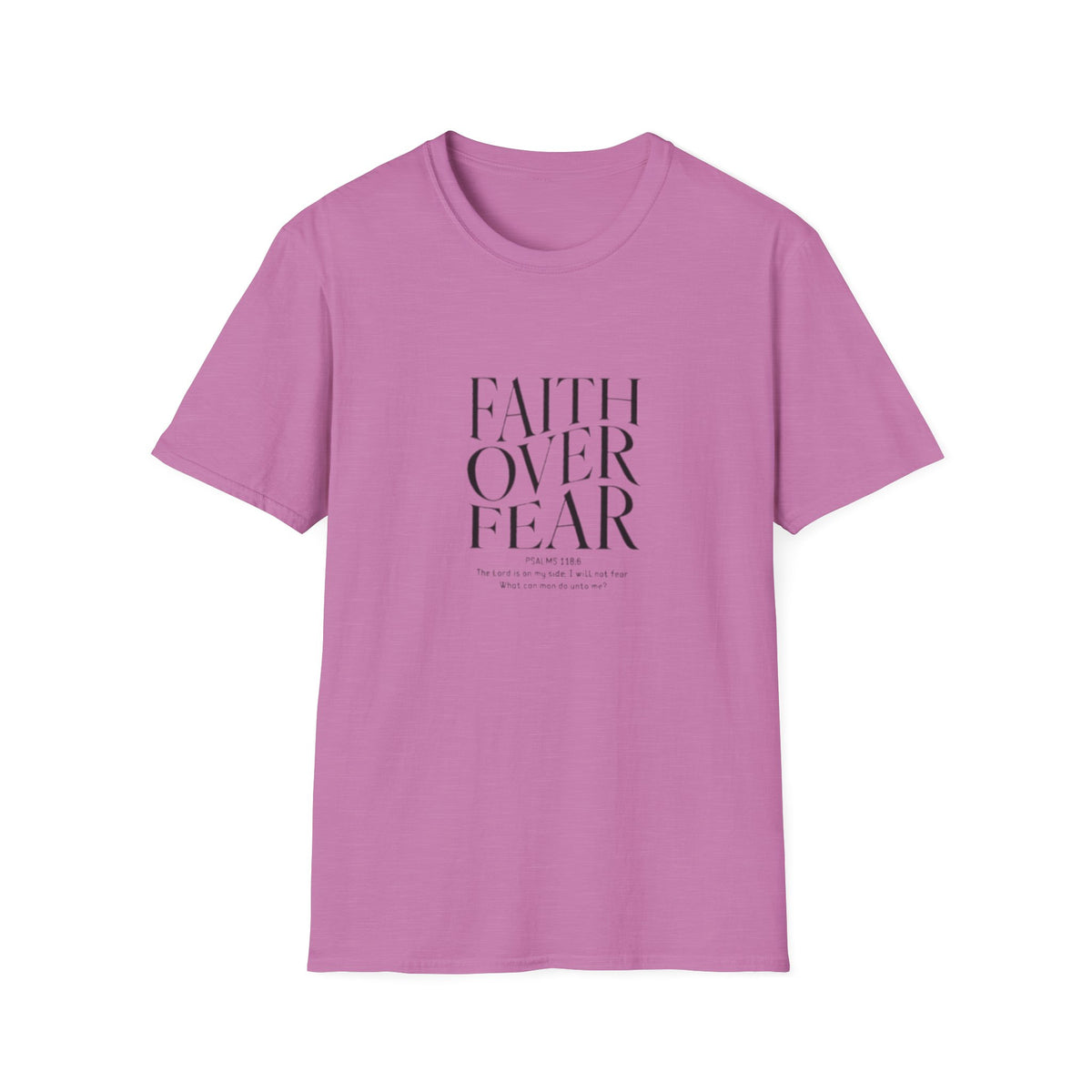 Faith Over Fear Unisex Softstyle T-Shirt | Inspirational Tee, Casual Wear, Gift for Friends, Positive Vibes, Everyday Comfort