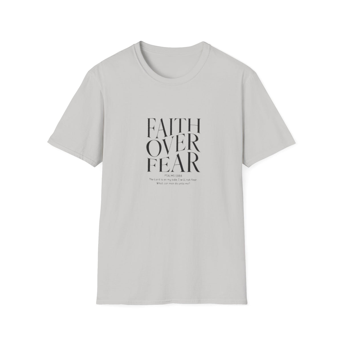 Faith Over Fear Unisex Softstyle T-Shirt | Inspirational Tee, Casual Wear, Gift for Friends, Positive Vibes, Everyday Comfort