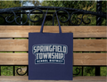 Custom/Personalized 14 1/2 X 15 1/2 100% Cotton Tote Bag (featuring full size 11/5” Company Logo)