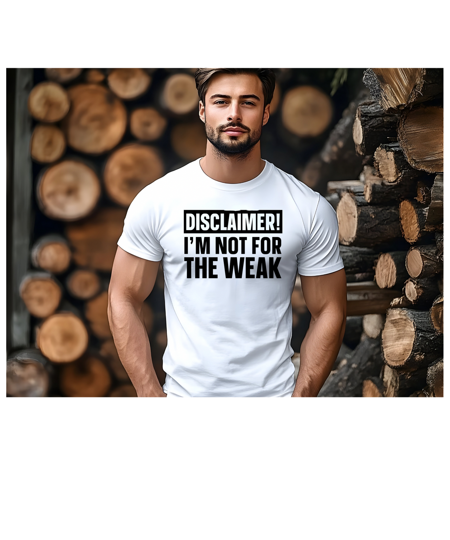 Disclaimer I’m not for the weak men’s tshirt