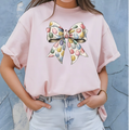 Easter Egg Coquette Bow T-Shirt