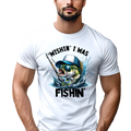 Wishin I Was Fishing Men’s T-Shirt