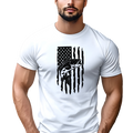 American Flag with Bass Men’s T-Shirt