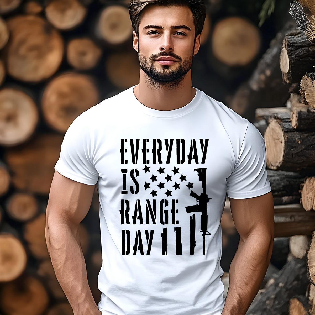 Everyday Is Range Day 2nd Amendment Inspired Men’s T-Shirt