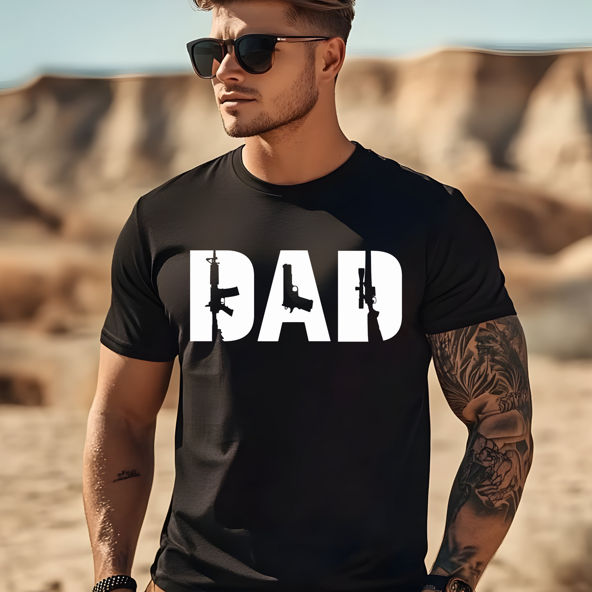 Dad 2nd Amendment Inspired Men’s T-Shirt