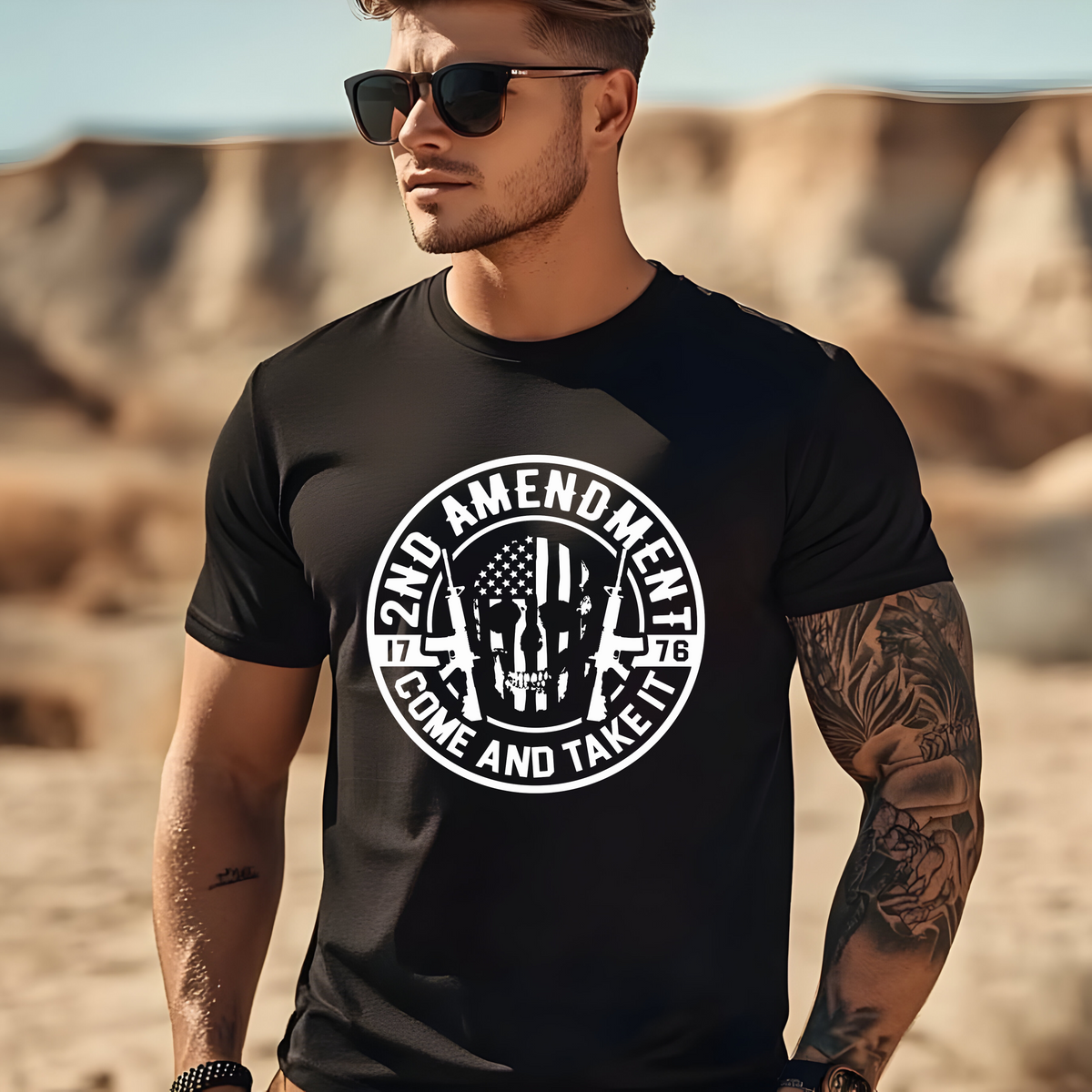 2ND Amendment Come And Take It Men’s T-Shirt