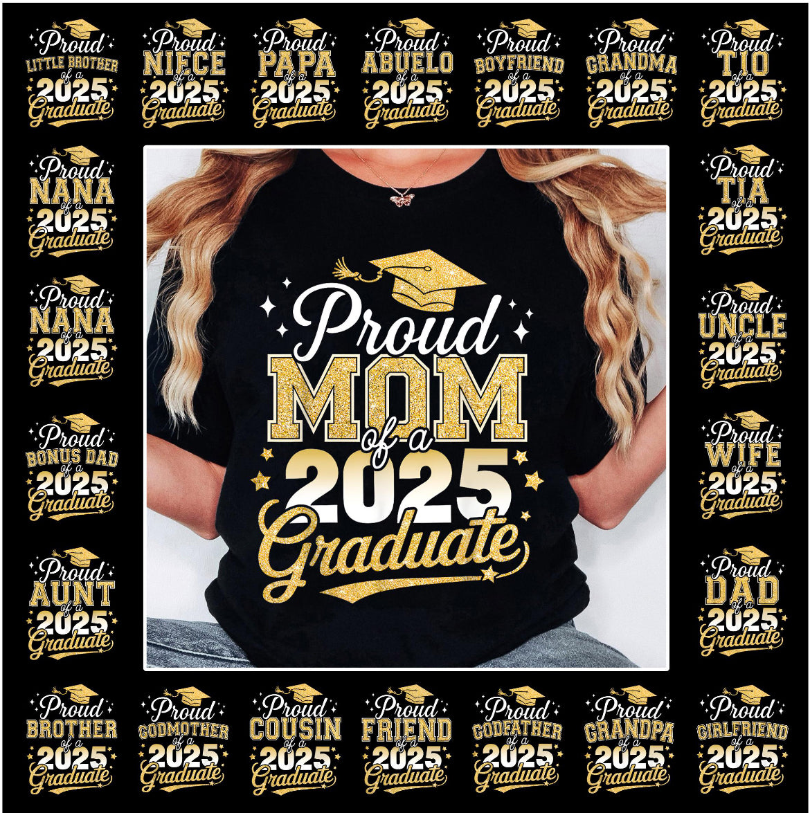 Custom Family Graduation T-Shirts (Can request specific color, message me for other colors available).