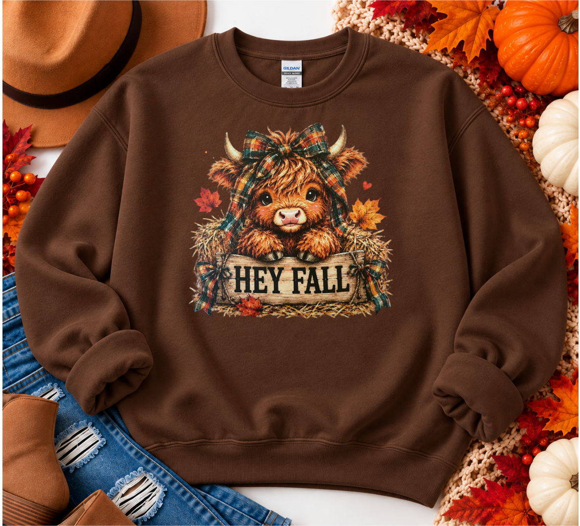 🍂 Highland Cow | Cozy Autumn Collection | Choose Your Apparel