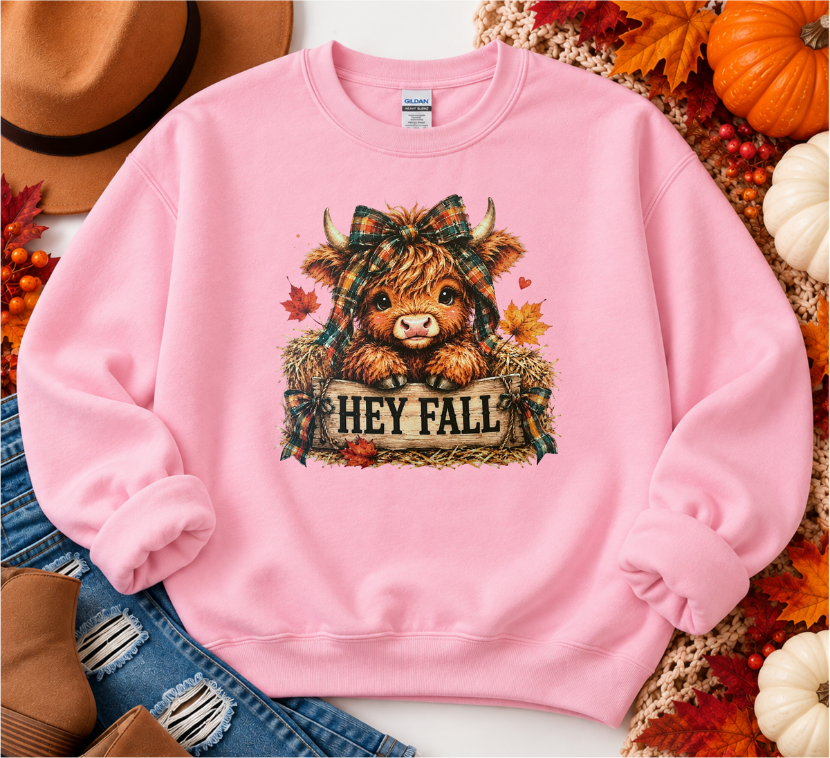 🍂 Highland Cow | Cozy Autumn Collection | Choose Your Apparel