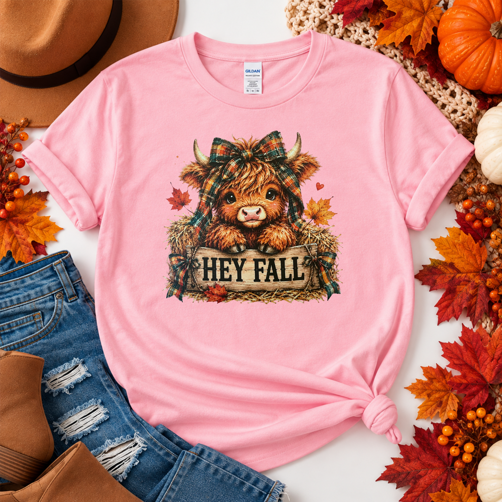 🍂 Highland Cow | Cozy Autumn Collection | Choose Your Apparel