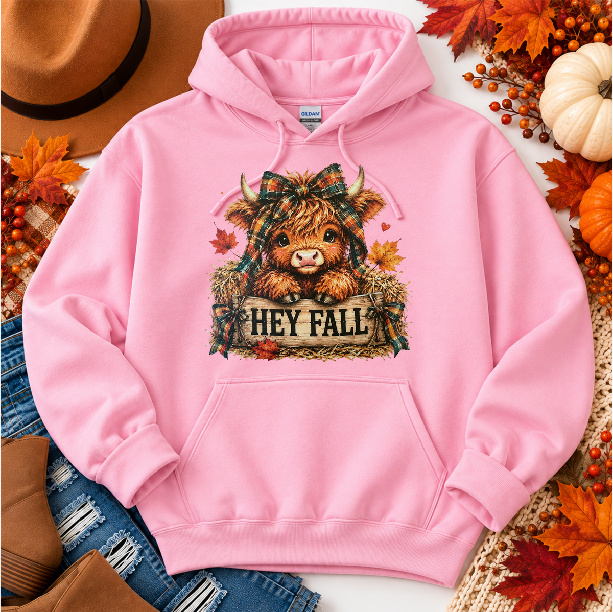 🍂 Highland Cow | Cozy Autumn Collection | Choose Your Apparel