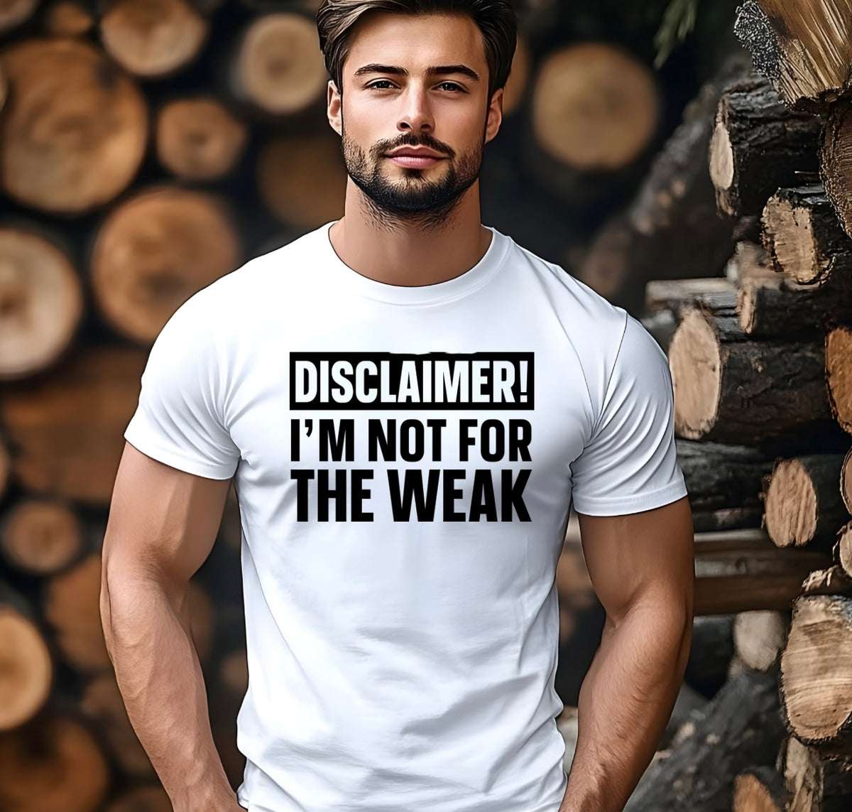 Disclaimer I’m not for the weak men’s tshirt