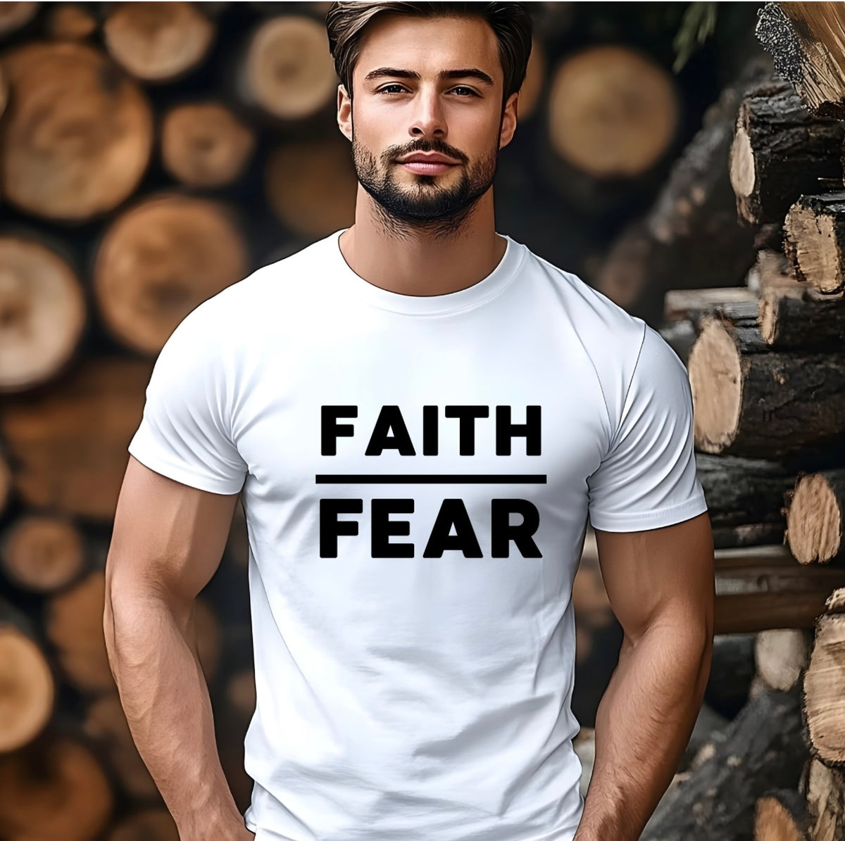 Faith over Fear Men’s Tshirt
