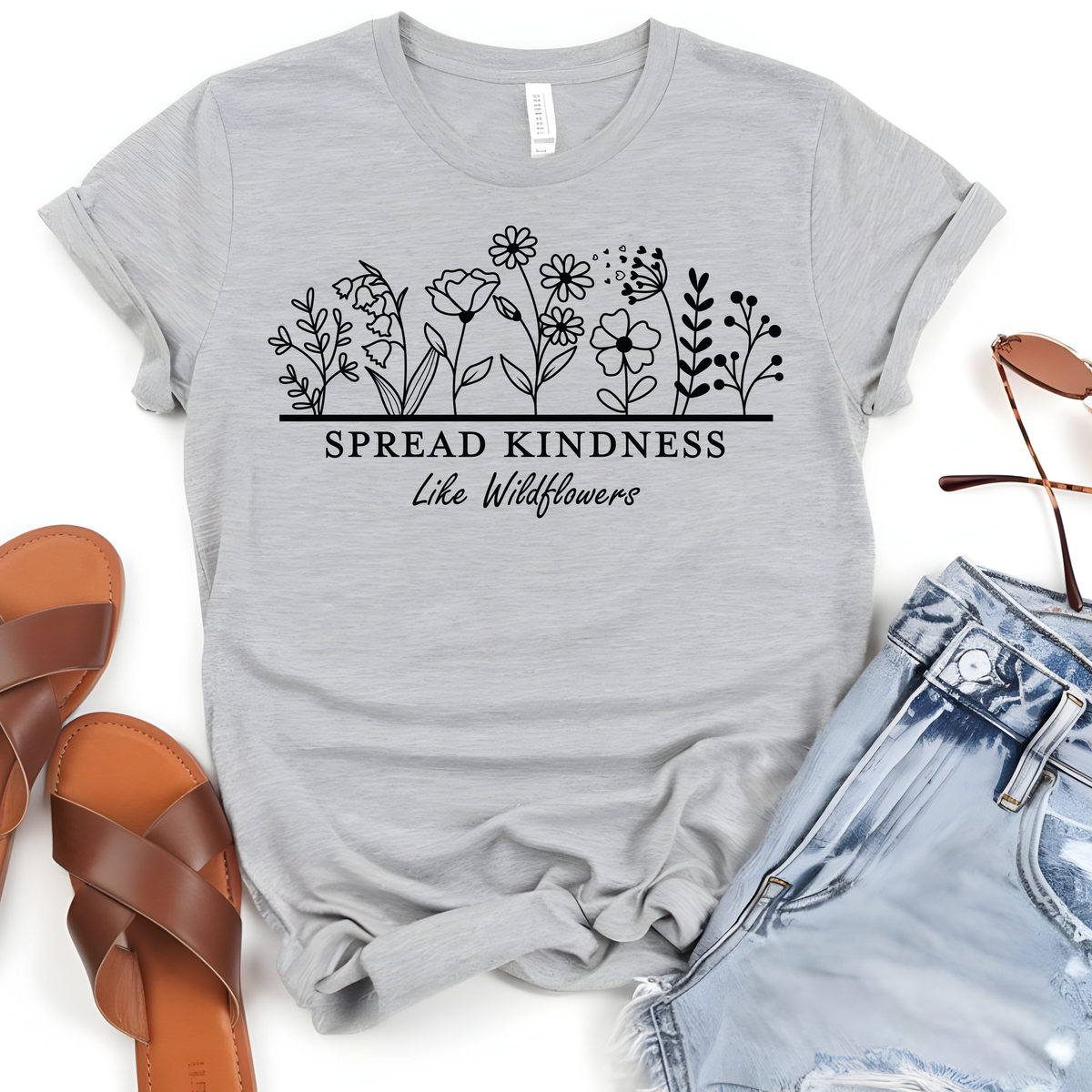 Spread Kindness Like Wildflowers T-Shirt