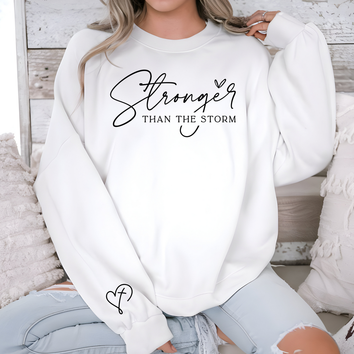Stronger than the storm Sweatshirts